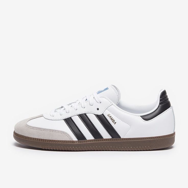 Adidas Samba OG White Black - side profile