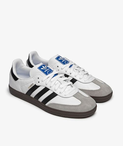 Adidas Samba OG Black White Gum - Front Pair View